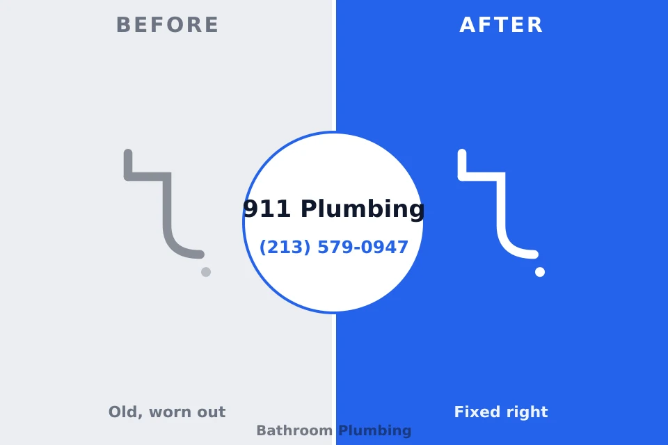 Before and after: plumbing company Palm Valley, TX